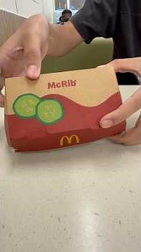 America’s #1 Sandwich Is Back at McDonald's, The McRib 😋 CORTEZ