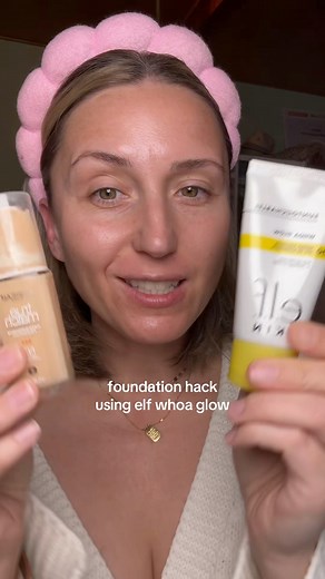 Budget friendly foundation hack!!! 😍 #makeuptutorial #foundationroutine #makeuphacks #drugstorebeauty | Sanja Palavra
