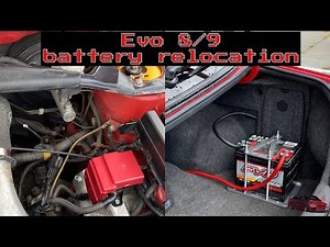 EVO 8/9 battery relocation!