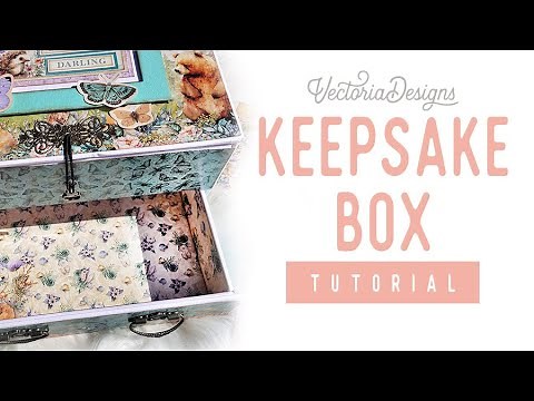 Baby Keepsake Box Tutorial | Colorful Creatures Crafting Printables Kit