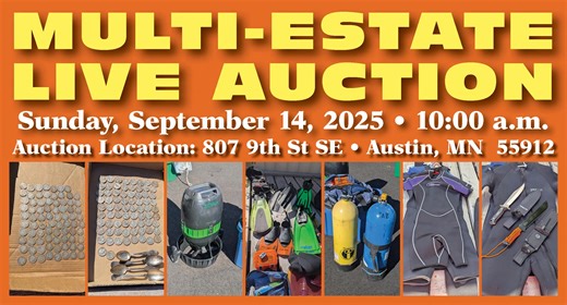 41 reactions | MULTI-ESTATE LIVE AUCTION! Sunday, September 14 •...