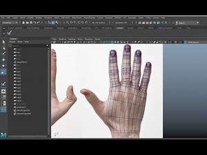 Modeling a Hand in Autodesk Maya - Part 1
