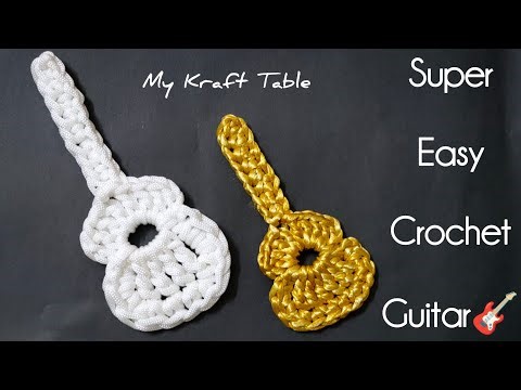 How To Crochet A Guitar 🎸