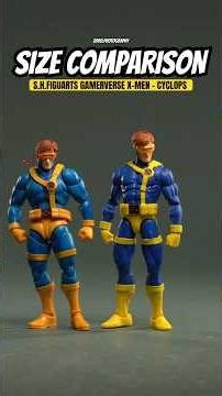 Size Comparison: Tamashii Nations S.H. Figuarts Gamerverse X-Men - Cyclops #marvel #xmen #shfiguarts