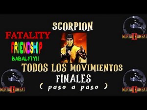 Scorpion Mortal Kombat 2 All Final Moves