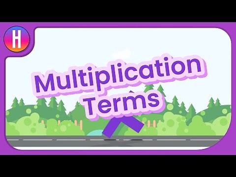 What are the different parts of a multiplication problem called?