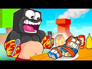 I ATE THE FOOD OF THE HEAVIEST MAN IN MINECRAFT