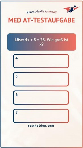 Fällt dir diese MedAT Aufgabe leicht? #medat #medizin #studium #vorbereitung