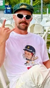 1.1M views · 13K reactions | Travis Head TROLLS Bazball with Ronball Tshirt Bazball vs Ronball explained Real reason why England lost Ashes 2025-26 to Australia in just 11 days . . . . [England, vs, Australia, Bazball, Ronball, Ashes] #ashes2025 #travishead #bazball #ronball #ausvseng | Nanda.empire | Facebook