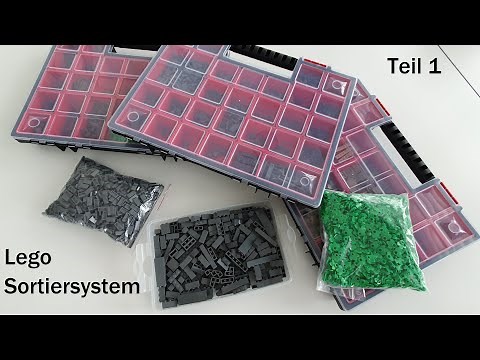Lego Sortiersystem Teil 1 - Einsortieren der Lego Teile
