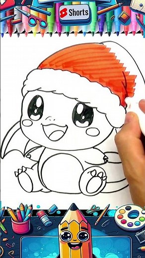 Dibuja y Colorea a CHARIZARD 🔥| POKEMON | Para NIÑOS #dibujartemania #drawing #kawaii #pokemon