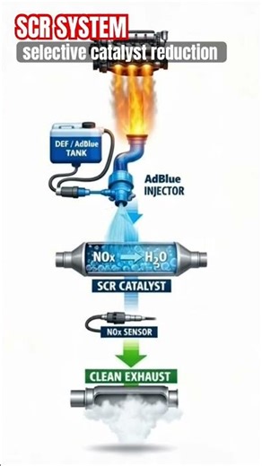 ADBLUE SYSTEM SCR #automobile #ytshorts
