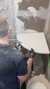 46K views · 222 reactions | Corner bench for a tile shower 朗朗 #diy #tile #bathroomremodel #HomeImprovement #bathroomremodelingteacher | Bathroom Remodeling Teacher | Facebook