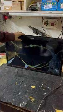24 inch Samsung LED TV Broken Display Replacement