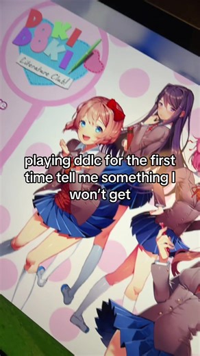 I’m so hyped #ddlc #dokidokiliteratureclub #sayori #natsuki #fyp | Doki Doki Literature Club