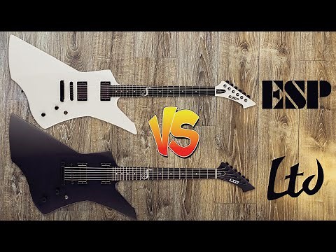ESP vs LTD Snakebyte - both are great even if you are not a Metallica fan!
