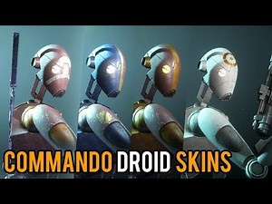 BX Commando Droid Skins Showcase - Star Wars Battlefront 2