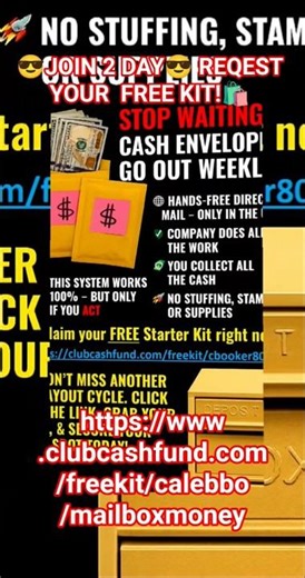 💸CLUB CASH FUNDS 💸 REQUIRED💯 YOUR KITS IN THE MAILBOX 📬 2 DAY!😎