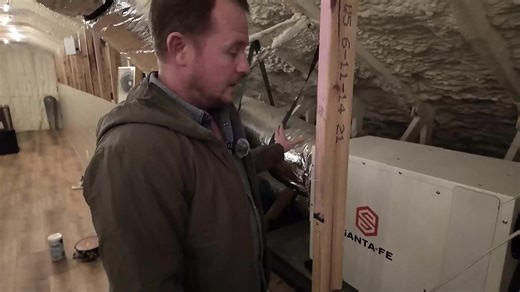 Dehumidifier ducting matters. Dehumidifiers dry and heat the air, so dumping air from the dehumidifier into the HVAC return will derate the equipment's capacity, especially its latent capacity. Our newest video shows one way we've made a Santa Fe dehumidifier work to fix humidity problems in an open attic, covering recommended best practices for ducting and drainage along the way. You can watch the full video at https://buff.ly/GVxzGQI. | HVAC School