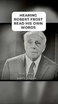Poet Robert Frost on Listening to Animals