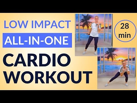 28 minute Full Body Low Impact CARDIO + STRENGTH Walk at Home Workout