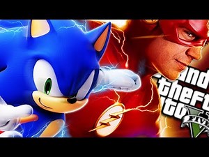 The ULTIMATE SONIC vs FLASH MOD (GTA 5 PC Mods Gameplay)