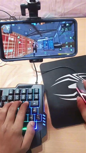 Free Fire keyboard mouse ⌨️ 🖱📲 gameplay #freefire​ #short​ #keyboard​ #geekgamer​