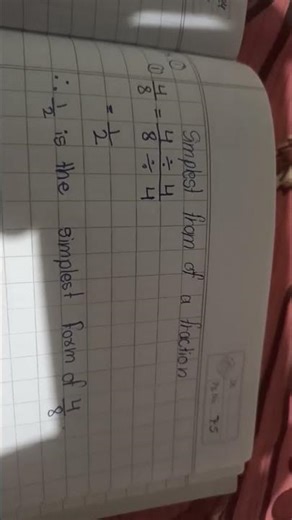 How to find simplest form of a fraction?