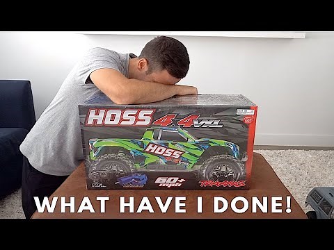 Traxxas Hoss Unboxing - Hoss VS. Stampede 4x4 VXL Comparison