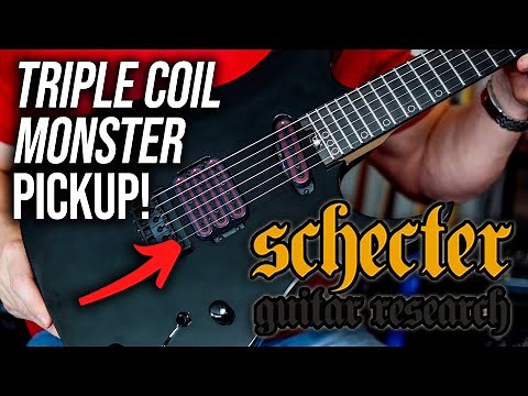 Schecter's BRUTAL TRIPLE COIL PICKUP (the solution to a wimpy tone)