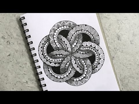 Easy & Simple Way to Create 3D Looking Mandala Art