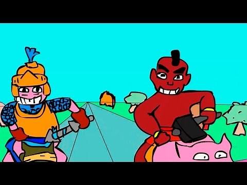 Clash Royale Movie RACING IN THE ARENA! An Animation Trailer Cartoon 2016
