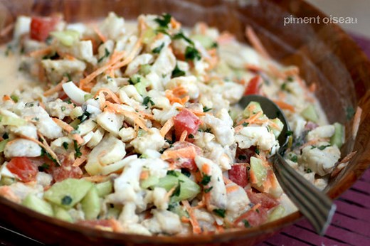 Salade de poisson à la tahitienne