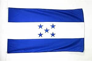 AZ FLAG - Honduras Flag - Large 5x8 Ft - 100D Polyester Honduran Big Banner with Two Metal Grommets - Fade Resistant - Vivid Colors - 5' x 8' Feet - 250x150 Cm