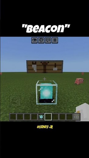I showed how to make a Beacon in Minecraft step by step 🛠️✨