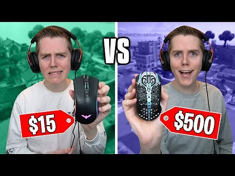 $15 Mouse vs $500 Mouse In Fortnite! - Which Is Worth The Price?