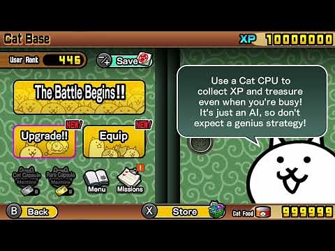 The Battle Cats Unite Nintendo Switch XP and Cat Food cheats