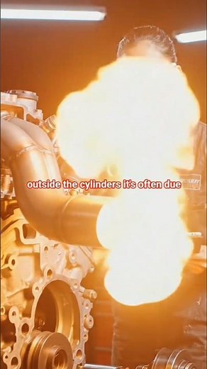 why do engine backfire? - explained #automobile #mechanic #carparts