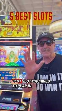 5 BEST SLOT MACHINES TO PLAY! #casino #slots #jackpot #gambling #slot #slotmachine