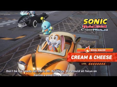 Knuckles vs Cream | Pumpkin Grand Prix | Sonic Racing: Crossworlds