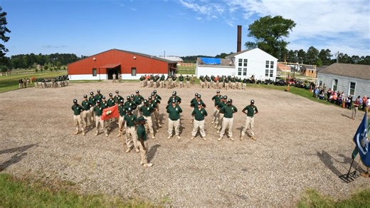 Check out the complete marching exhibition from Camp Minden's Family Day! #YCPCM #YouthChallengeProgram #StandardsNoCompromise | Louisiana National Guard Youth Challenge Program