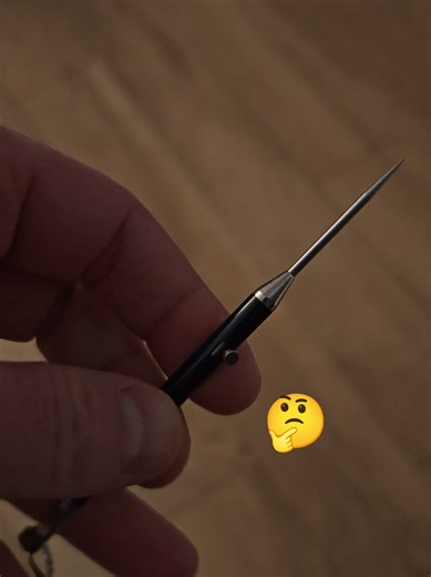 Tooth pick. I don't think you should carry this around with you #🤔