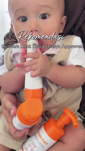 Step Skincare anakku dari @CusCus Official 1.FACIAL CLEANSING MOUSSE 2.FACIAL SORBET CREAM 3.MOISTURIZING SOOTHING FACE LOTION🥰#cuscus #cuscuskids #childskincare