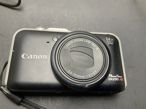 Canon PowerShot SX230 HS 12.1MP Digital Camera 14x Zoom GPS Full HD Video | eBay