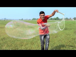 Making Extra Large Giant Bubbles | Super Awesome Experiment
