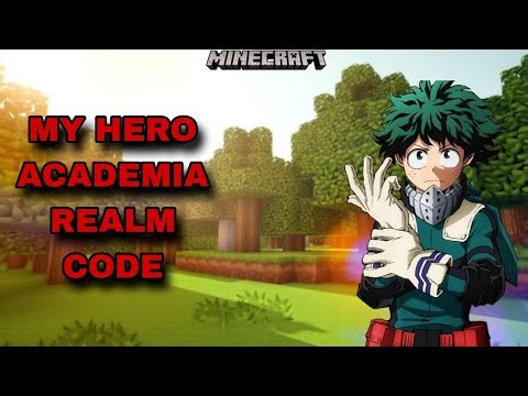 BEST MY HERO ACADEMIA REALM CODE FOR MINECRAFT BEDROCK EDITION!