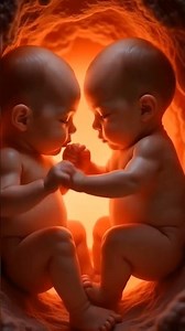 Twins in the Womb: A Magical Journey Before Birth 👶👶 | 3D Animation"#baby#cute
