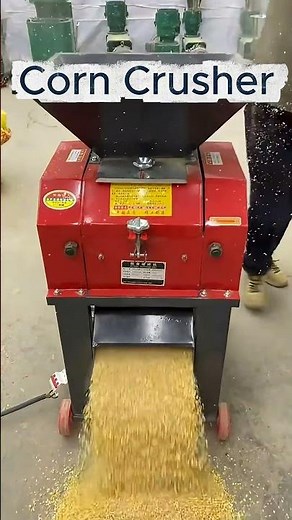 Corn Crusher with Motor | High Speed Grain Crushing Machine 2025#corncrusher #farmequipment