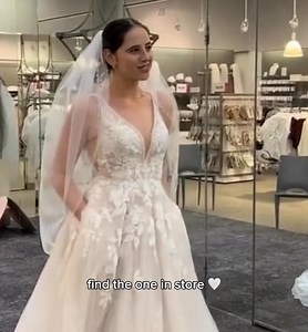 57K views | This bride found the one at David’s Bridal—and you’re next 懶. Take a look at this dreamy dress inspo, then book your appointment to say yes in-store! | David's Bridal | Facebook