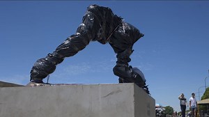 254K views · 281 shares | Not only did Leo Messi lose to Cristiano Ronaldo, someone did THIS to his statue. | FOX Soccer | Facebook